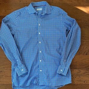 Eton men’s Check dress shirt 42 16.5
